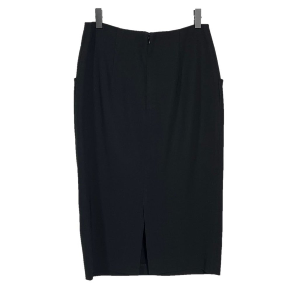 MM LaFleur Black Pencil Skirt Size 2 - Picture 2 of 4